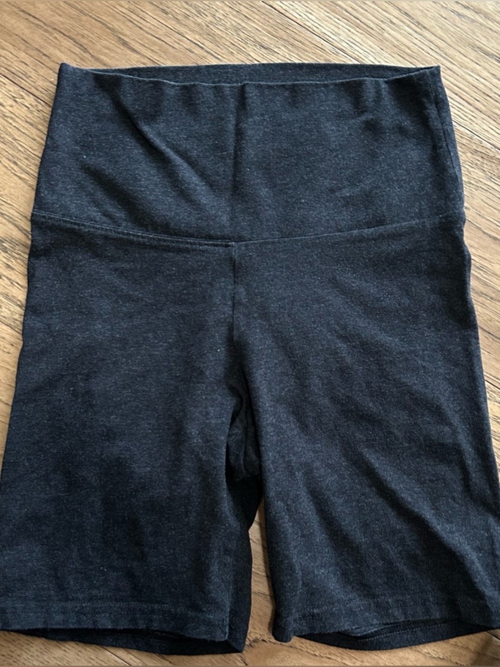 Tna charcoal biker shorts